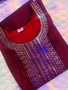 Elegant Navy Blue Kurta