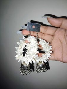 Floral Jhumka Earrings