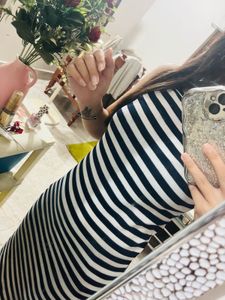 Striped Bodycon Dress