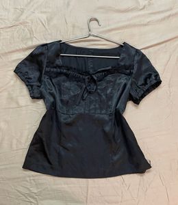 ❗️SALE❗️ Dark Coquette  Pinterest Bow Top Y2k