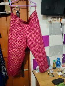 Golden Print Short Plazzo Pant