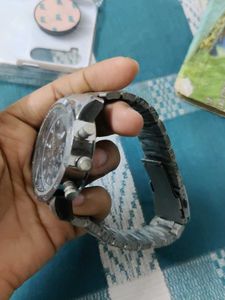 Denim Silver Wristwatch
