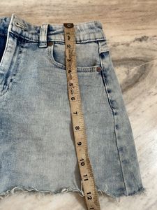 Light Blue Denim Skirt