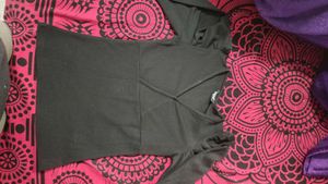 Black Puffed Sleeve Top