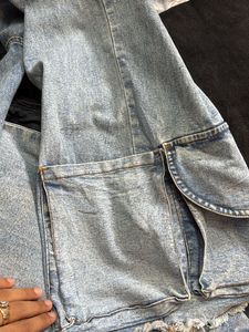 Wide Leg Acid Wash Jeans