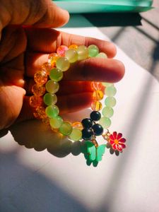 Charm Beaded Bracelets Combo Of 2