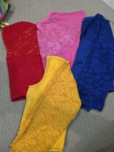 Combo Of 4 - Stretchable Blouses