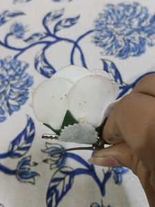 White Rose Clip