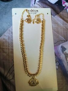 Gold-Plated Necklace Set impon panchaloham