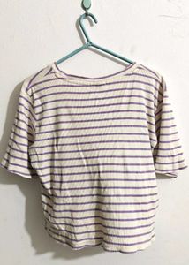 Striped Crop Top