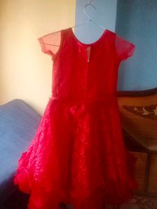 Red &amp; Gold Party Dress