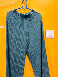 Zara Teal  Wide Leg Pants