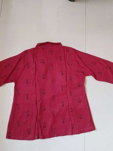 Red Printed shirt