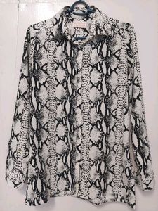 Leopard  Print Shirt