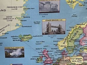 Brand New  World Map Poster