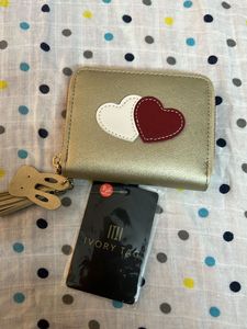New🆕 Ivory Tag Gold Wallet