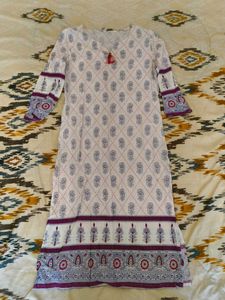 Floral Print Kurta
