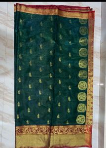 Elegant Green Saree