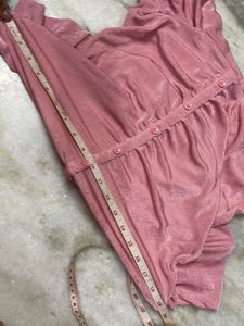 Pink Mini Shirt Dress