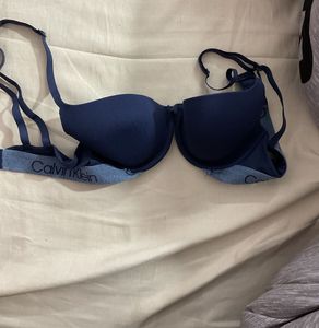 Calvin Klein Navy Blue Bra