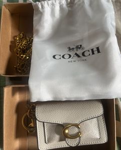 Coach Mini Tabby Sling Bag/ Charm
