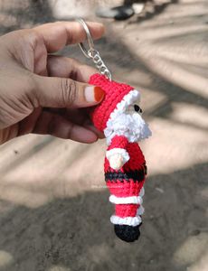 Cute Santa Keychain