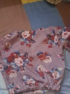 beautiful floral crop top