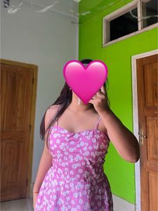 Pink Floral Summer Dress