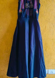 Elegant Navy Blue Dress