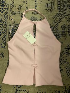 New With Tag Zara Halter Top