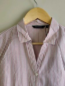 Westside Classy Striped Formal Shirt