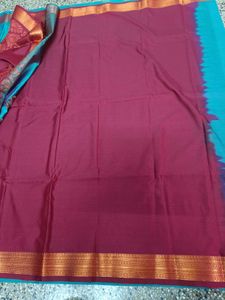 New Peacock Shade Dual Tone Soft Silk