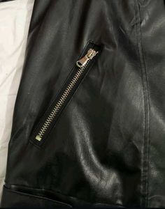 black leather jacket for women