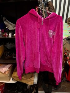 2000s juicy inspird y2k HotPink Velour j