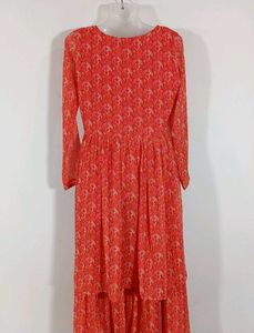Multicolor printed Sharara Set