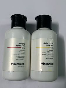 Minimalist Skin Science Cleansers