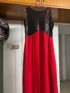 “Athena” Black Sequence Party Gown