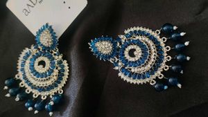 Elegant Blue Stone Earrings