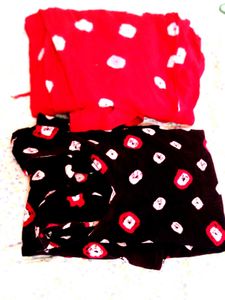 Bandhani Print Kurti set