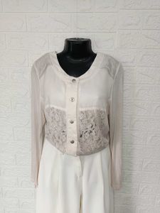 Imported Aesthetic Beige Top