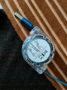Three In One Charging Retractable Cable