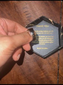 Men&#39;s Black Mamba Necklace &amp; Ring free size
