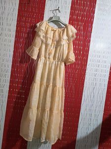 Off-Shoulder Maxi Dress