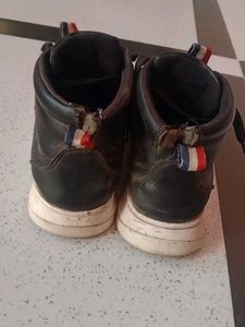 Black High-Top Sneakers