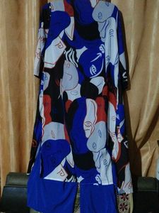 3 Piece Of Top Shrug And Palazzo Set