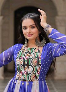 Gorgeous Flared Georgette Gown