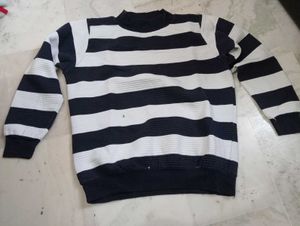 Striped Knit Sweater