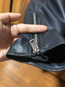 Zara Black Faux Leather Moto Jacket