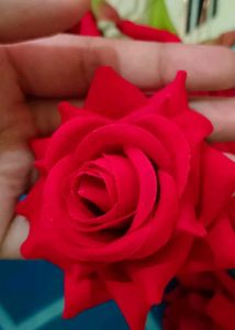 5 Red Roses Hair pins
