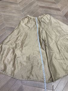 Wide Leg Gold Pants